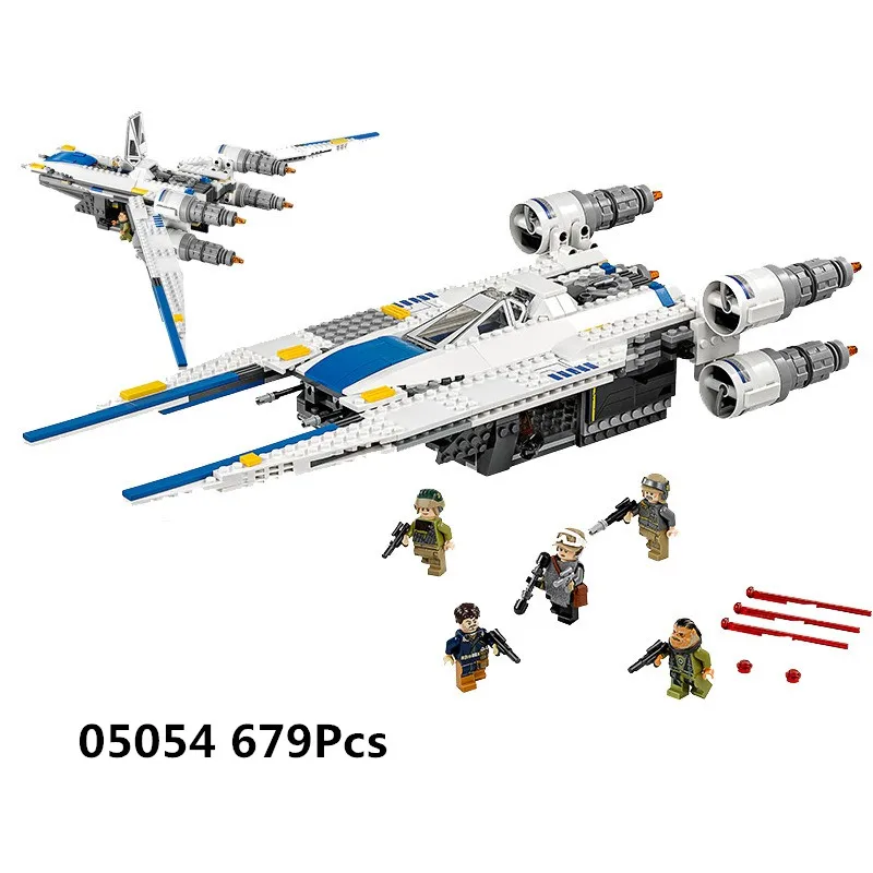 

05054 679pcs STAR Genuine Series U Wing Fighter Set Building Blocks Bricks Educational Kids DIY Child Toys 75155 WARS