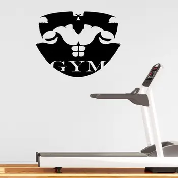 

Gym Muscle Wall Sticker Gymnasium Art Wall Decal Sticker Sport Wall Decor Decal