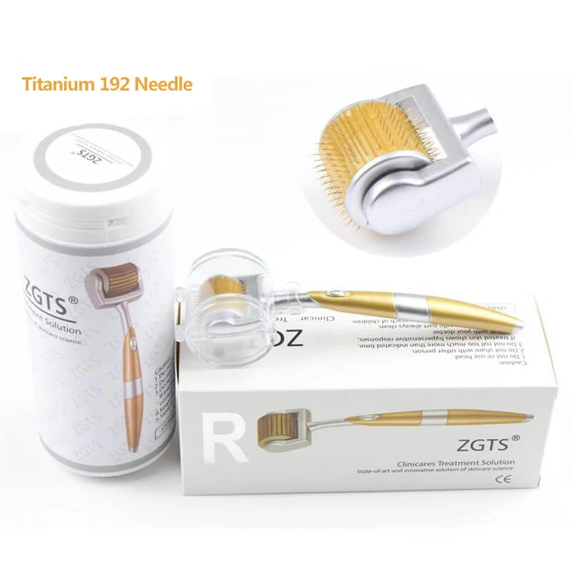 

Professional Titanium ZGTS Derma Roller 192 needles for face care and hair-loss treatment CE Certificate Proved