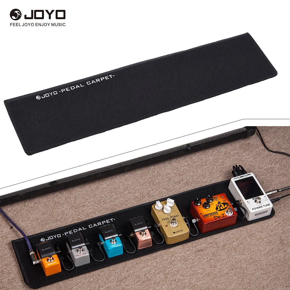 JOYO PC B Portable Soft Guitar Effect Pedal Board Carpet Pedalboard