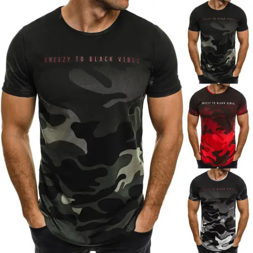 

2018 Brand T-Shirt Men's Fashion Casual Top T-Shirt Fitness Men's Cotton T-Shirt Camisetas Swag T-Shirt