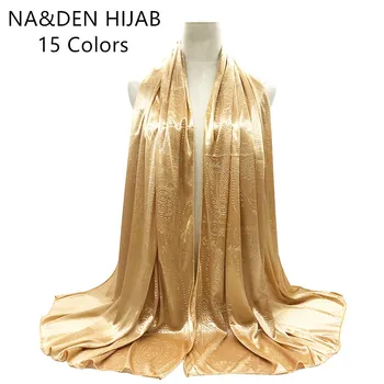 

Solid color light printed woman scarves Silk-like Muslim hijab soft shawls Polyester fashion scarf fast shipping 10pcs/lot