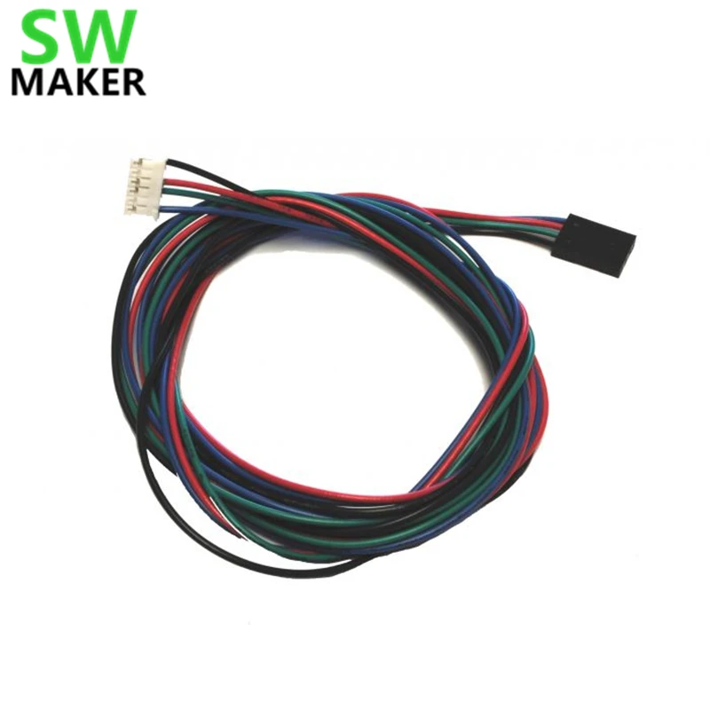 Cavo Motore Passo-Passo Nema17 Vie Con Connettore 1000Mm/2000Mm Per Reprap Prusa Stampante I3 3D Rampe Fai Da Te Parti