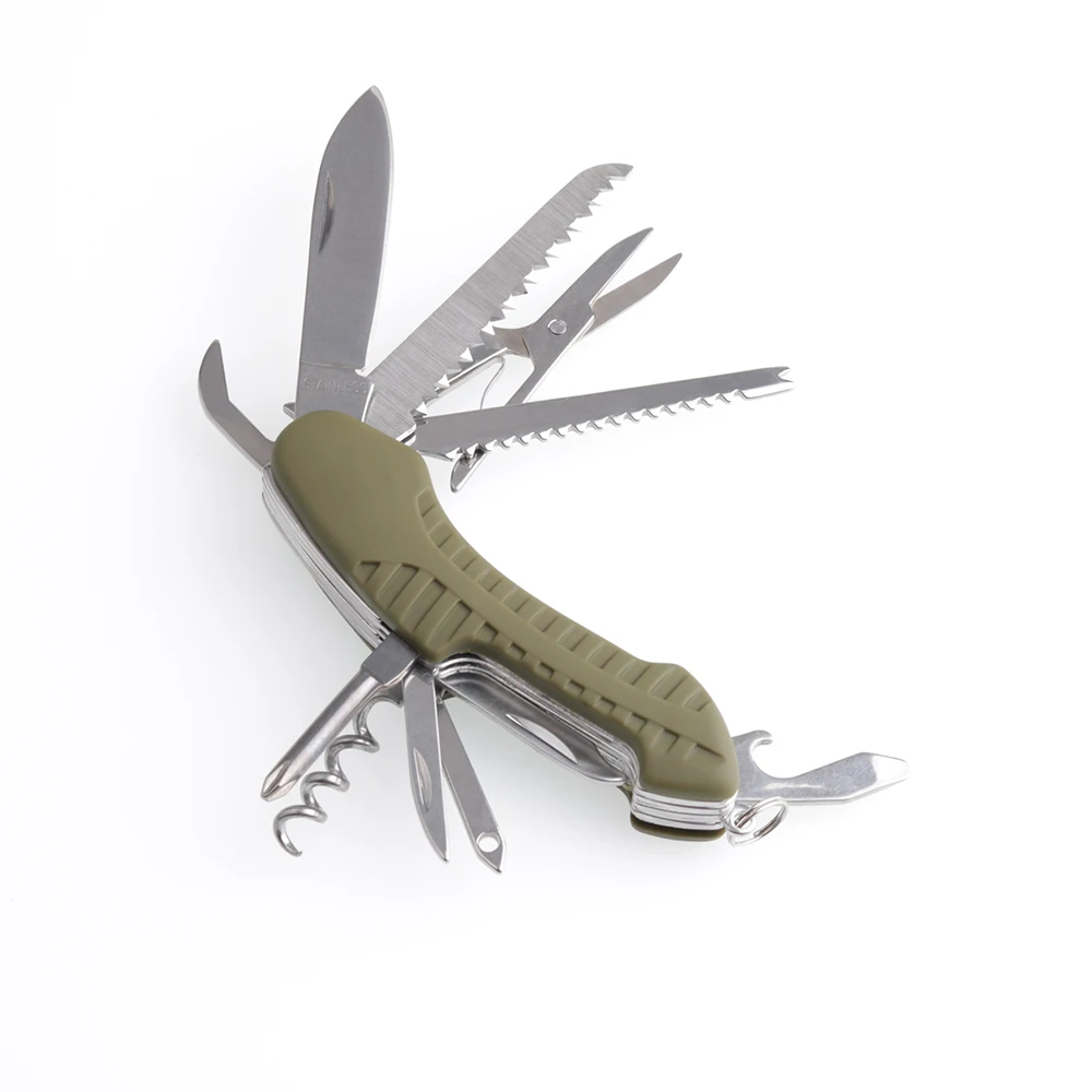 Комбинированные Инструменты швейцарский нож открытый кемпинг инструменты выживания армейский складной нож многофункциональный