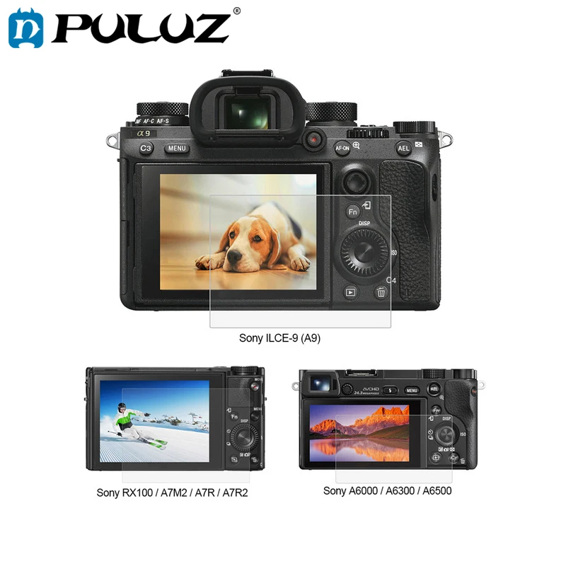 Закаленное стекло для экрана Sony A6000/A6300/A6500 2.5D 0 3 мм изогнутая кромка твердость 9H