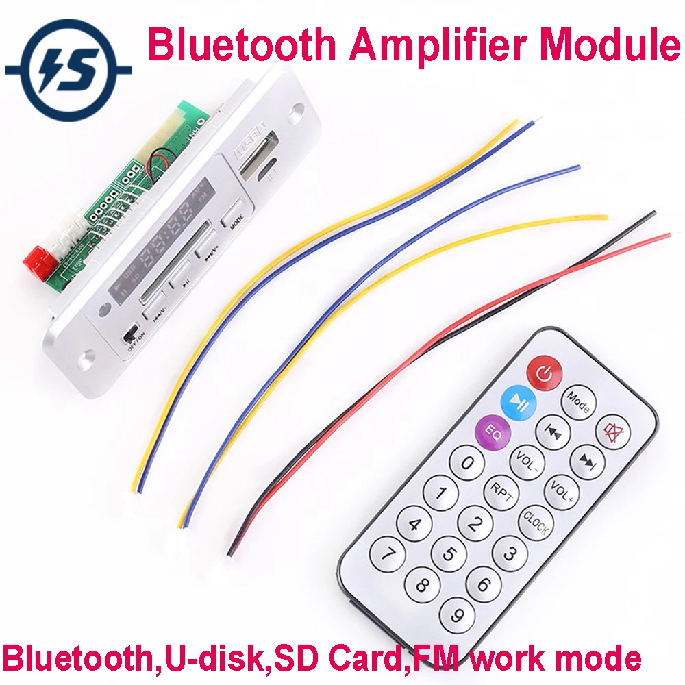 Mini 5V MP3 декодер плата Bluetooth Вызов декодирование модуля WAV U диск и TF карта USB с