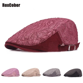

RoxCober Summer Spring Womens Lacy Mesh Gatsby Cap Ivy Hat Golf Drive Outdoor Sun Flat Cabbie Newsboy Hat Fashion Berets