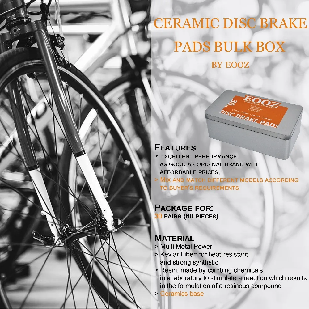30PRS MTB велосипед колодка для гидравлического тормоза керамика для shimano sram avid magura формула hayes зум