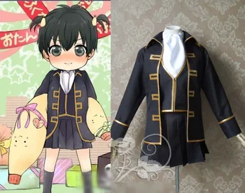 

Gintama Hijikata Toshirou Okita Sougo Cute Loli Ver Kimono Dress Cosplay Costume Anime Clothes Custom-mde