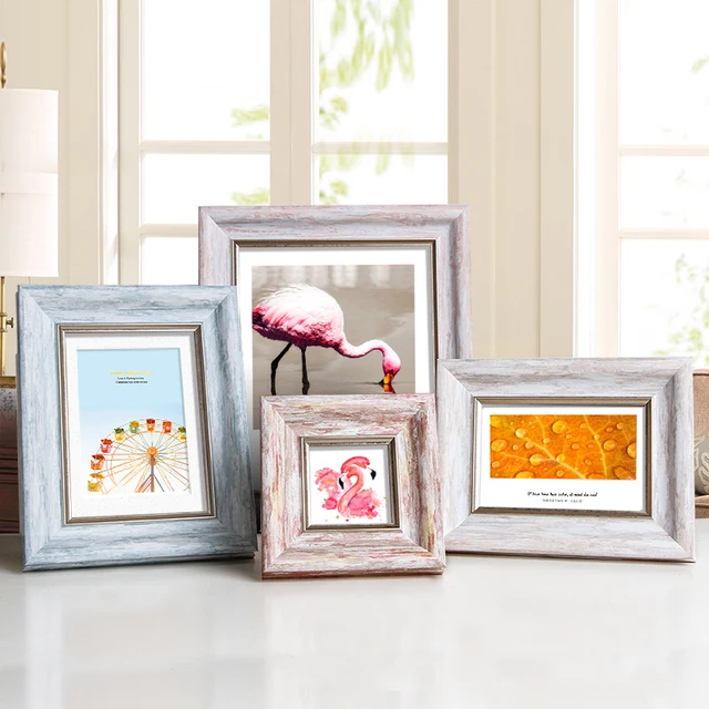 Aesthetic Photo Frame For Home Decor Quality Plastic Table Wall Aesthetic Photo Frame For Home Decor Quality Plastic Table Wall Hanging Picture Frames Vintage 4