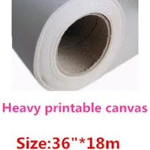 36in 420 г Матовая поверхность+ 65% полиэстер 35% хлопковый холст для струйной печати+ носители для струйной печати холст