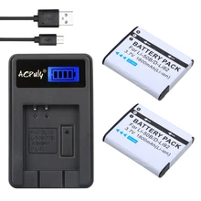 AOPULY 2pcs Li-50B Li50B Li50B Battery + LCD USB Charger For Olympus Mju 1020 SP-800UZ Stylus 1010 u 1010 1020 Ricoh CX3 CX4