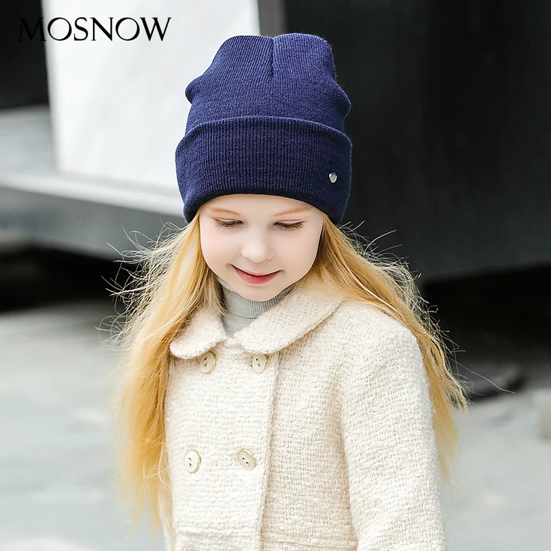 

Caps Children's Winter Boys Girls Baby Cotton Brand New 2019 Fashion High Quality Knitted Beanie Skullies Bonnet #MZ238C