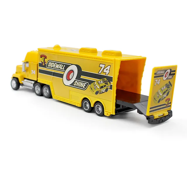 Disney Pixar Cars Lightning Mcqueen 2pcs No.74 Sidewall