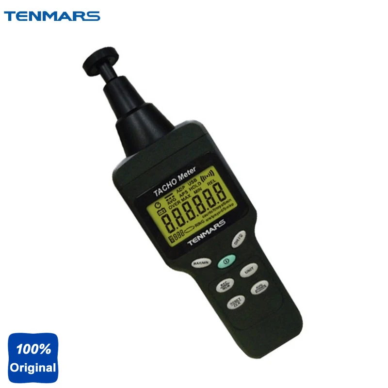 

TM-4100D Noncontact TachoMeter for Conveyors Cooling Equipment Dryers Elevators Windmills Rotary Feeders and Grinders Meter