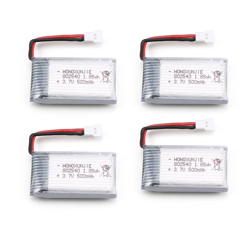 4 шт 3,7 V 500mAh батарея+ 4 в 1 USB зарядное устройство для Syma X5 X5C X5SC X5SW MJX X705C RC Дрон Квадрокоптер запасные части батареи