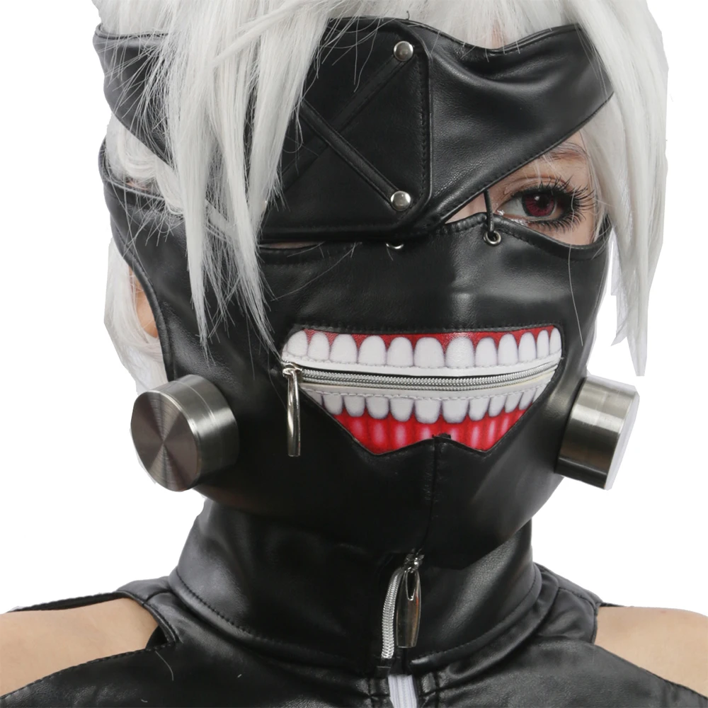 XCOSER маска для косплея в стиле японского гула канеки Кен детали костюма крутые