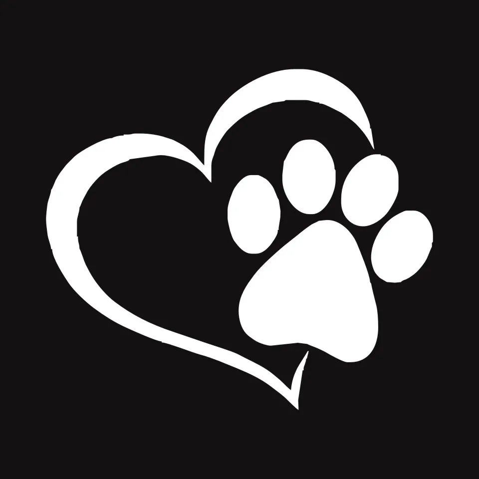 Anycuros  Pet Cat Dog Paw Print Window Decal Lovely Car Styling Decoration Stickers Accessories 11.410 (3)