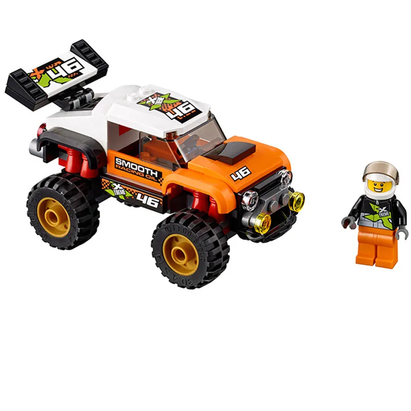 60146 Bela 10645 Urban City Stunt Truck Vehicle Building Blocks Bricks Compatible legoe Toys Gifts for Children Model