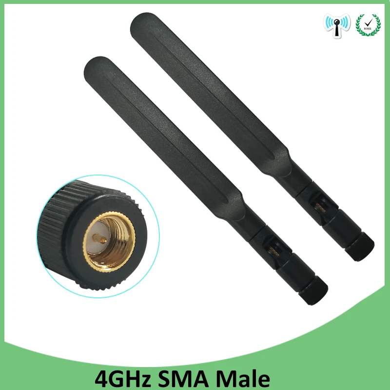 

20pcs 4G Lte Antenna 5dbi Sma Male Connector Plug antena directional external antenne for 4g Router wireless modem lte repeater