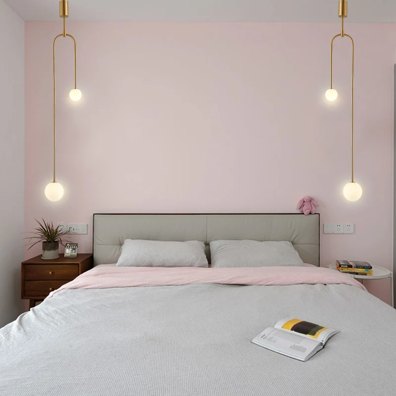 آخر-الحديثة الفن مصباح معلق مصمم لإضاءة المطاعم الشمال بسيطة طاولة طعام السرير السرير ثلاثة قضبان مدورة كوزموس قلادة أضواء