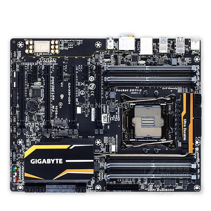 

For Gigabyte GA-X99-UD4 Original Used Desktop Motherboard X99-UD4 X99 LGA 2011-V3 DDR4 64G SATA 3 USB3.0 ATX On Sale