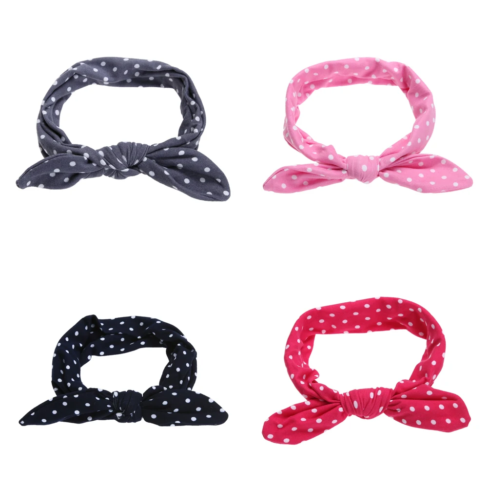 Fashional Pink Bunny Ear Kid Girl Headband Rabbit Ear Headband Pure