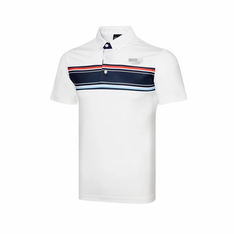 الرجال الرياضية قصيرة الأكمام DESCENTE الغولف تي شيرت 3 ألوان جولف الملابس S-XXL في اختيار الترفيه قميص جولف شحن مجاني