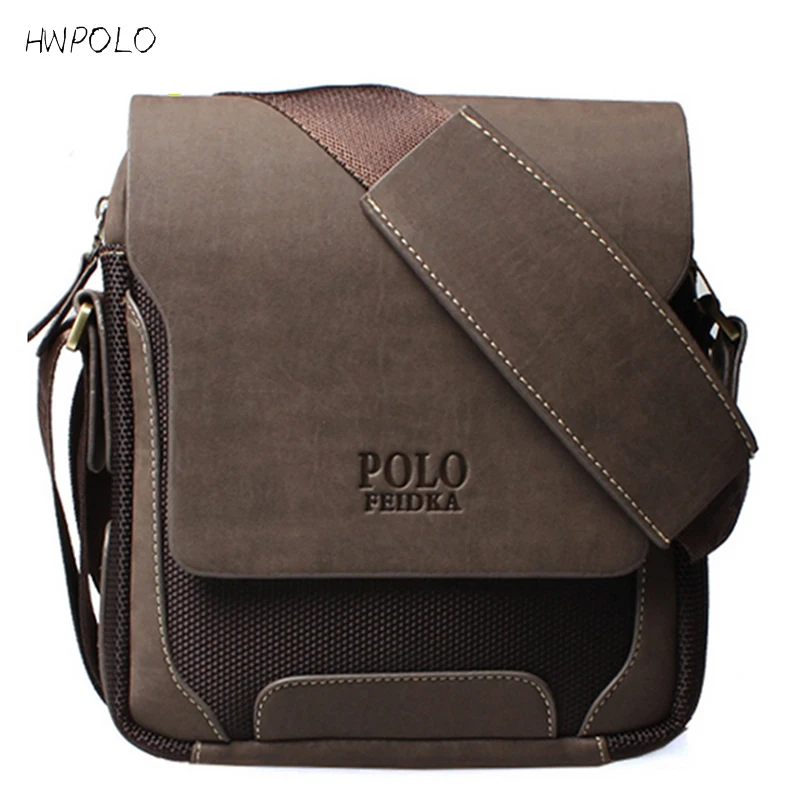 

HWPOLO Men messenger bags 2017 leather briefcases men crossbody bag for men luxury shoulder bags men designer