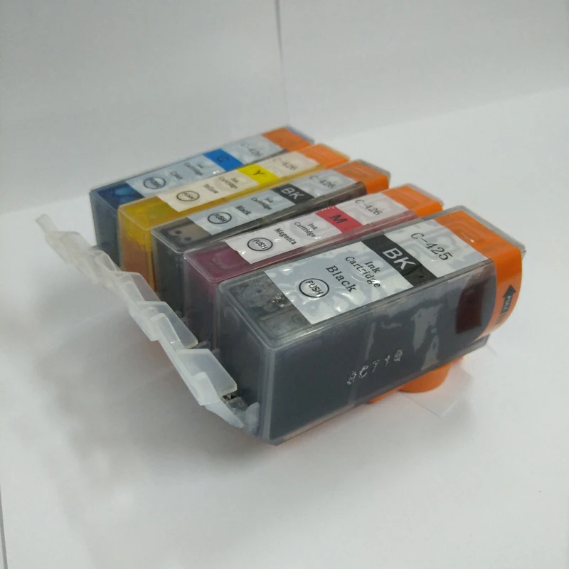 Vilaxh 5 шт./лот PGI 425 чернильные картриджи CLI 426 pixma ip4840 ix6540 mg5140 mg5240 mg6140 mg8140 mx884