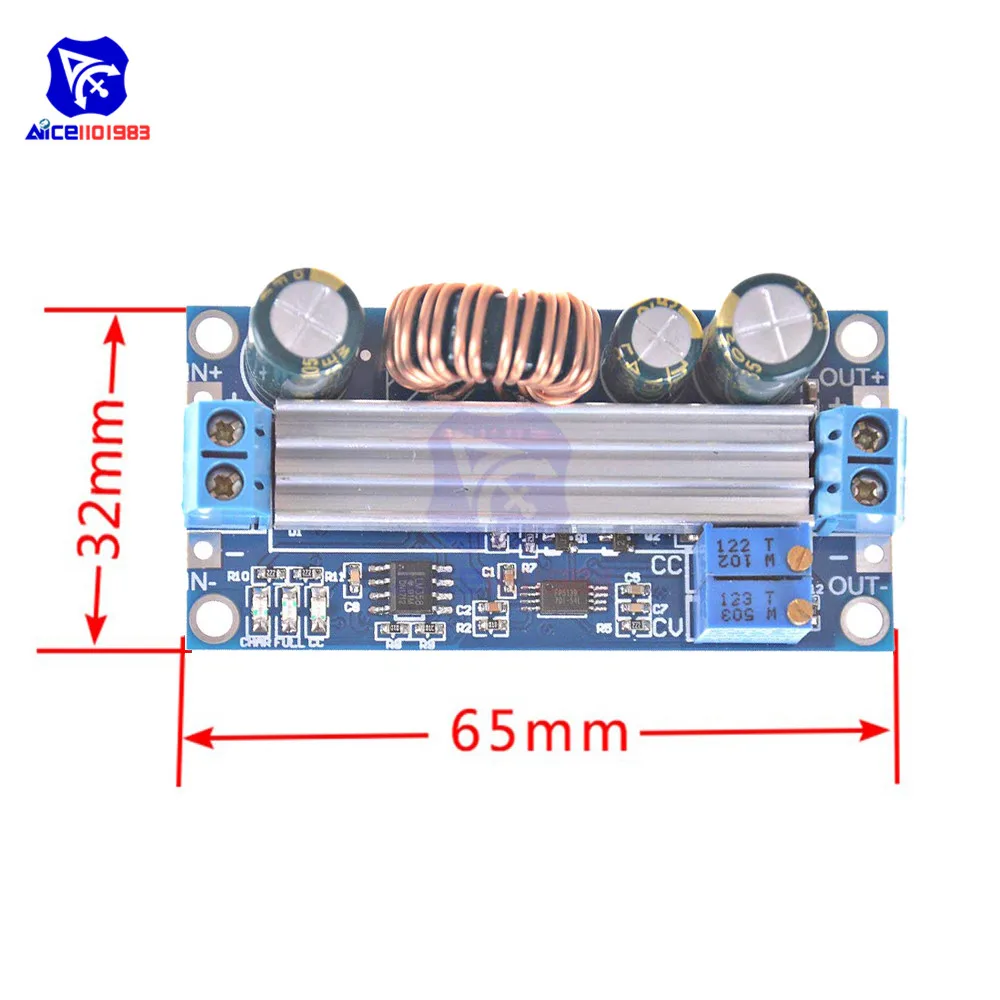 CC CV Регулируемый 3а 35 Вт DC 5-30 в до DC 0,5-30 в повышающий понижающий повышающий преобразователь модуль питания регулятор напряжения