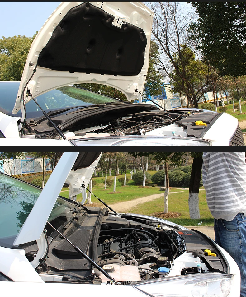 Стальная передняя крышка капота двигателя, поддерживающий гидравлический стержень, пружинный упор, амортизатор, кронштейн багажника для Ford Focus MK3 2012