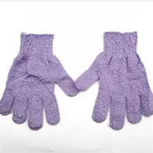 Практичная Ванна GloveWomen скруббер Массаж тела губка перчатки мытье тела душ Отшелушивающий гель аксессуары