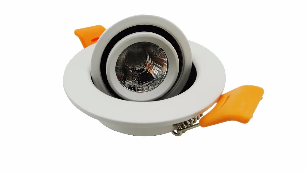 

Best-selling new single-headed/round shot 3W 5W 7W 9W 12W 15W 220V universal COB Dimmable Led Downlights lamp rotate 360 degrees