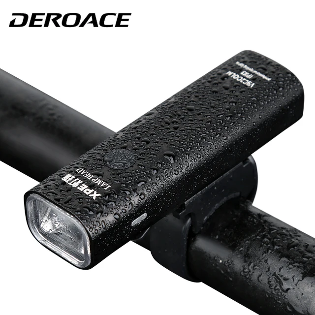 Best Price DEROACE Bicycle Light Led USB Rechargeable Battery Front Bike Light Holder Accessories Waterproof Headlights Bike Alloy Light CE Best Price DEROACE Bicycle Light Led USB Rechargeable Battery Front Bike Light Holder Accessories Waterproof Headlights Bike Alloy Light CE