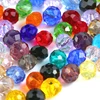 Gran venta cuentas redondas de cristal de 6-8mm dijes coloridos cuentas sueltas de cristal para hacer joyas collar accesorios de pulsera ► Foto 1/6