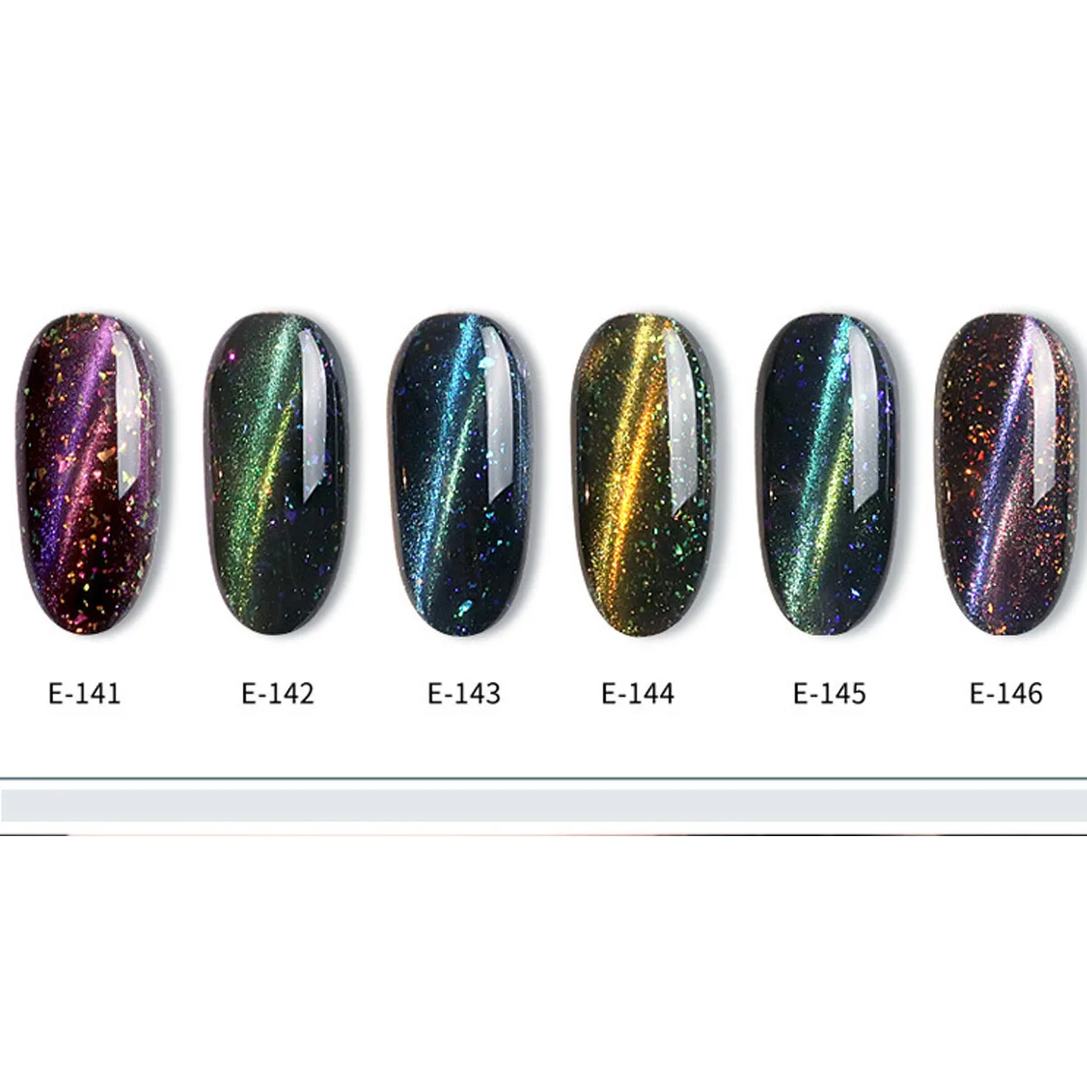 

3D Cat Eyes Gel Varnish 7.3ml Colors Metal Chameleon Color Change Fast Dry UV LED 3D Magnetic Cat Eye Gel Nail Polish