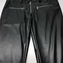 27-37 Для мужчин одежда модные первоначально разработан с несколькими карманами на молнии кожаные брюки, мужские костюмы для сцены