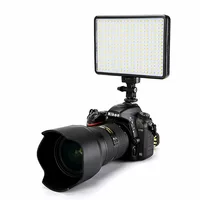 НОВЫЙ вспышка для DSLR-камеры с регулируемой температурой 3200k 5600k светодио дный видео камера свет двухцветные 320 для Canon Nikon
