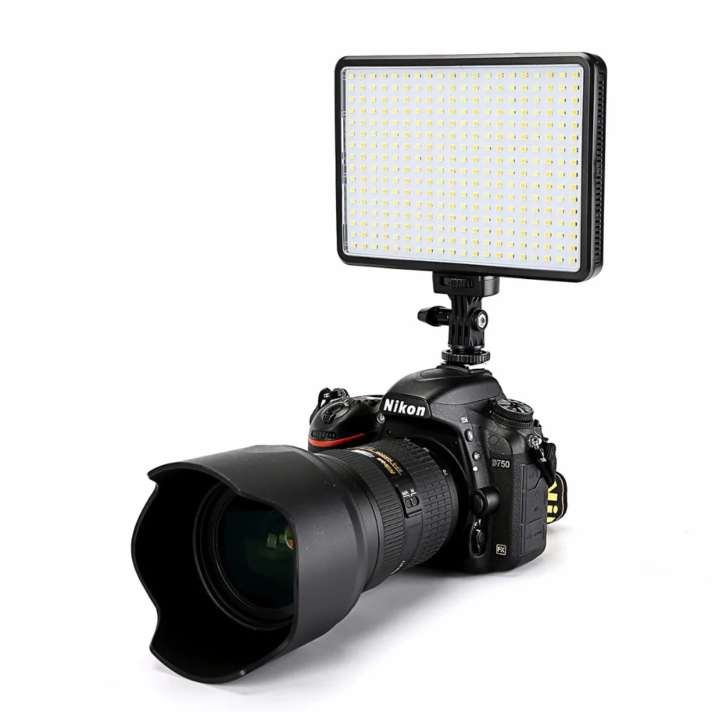  New 320 LED Led Video Camera Light Bi-color Temperature Adjustable 3200K 5600K Photography DSLR Pho - 32802751435