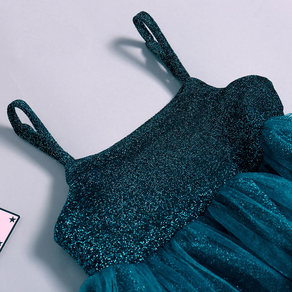 Летнее блестящее платье пачка для новорожденных девочек Vestidos платья принцессы