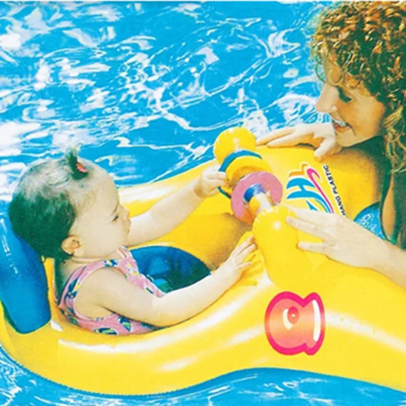Детские Открытый летнего озера воды гостиная бассейн матери и ребенка Одежда заплыва круг двойной Круги для плавания 4 цвета