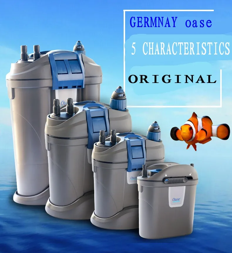 Германия oase FiltoSmart THermo-100/200 фильтр резервуаров для рыб бочка внешний цилиндр Внешний фильтр с нагревательным стержнем