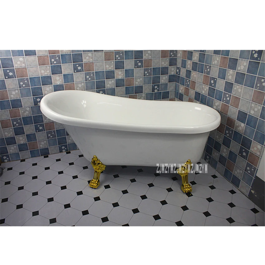 GF-01 ванна в европейском стиле, высококачественная акриловая отдельно стоящая Ванна, двойная изоляция, бытовая портативная ванная ванна