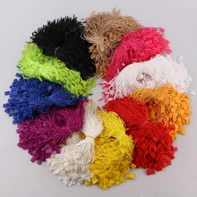 Comprimidos de pendurar quadrados para roupas, corda de etiquetas 11 cores para bolsas de vestuário, 300 peças acessórios de roupa diy