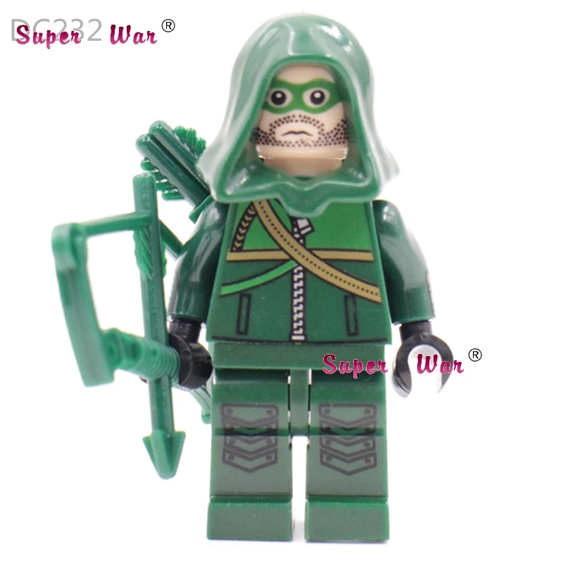 Одиночная супергерой Мстители Зеленая Стрела deathstroke темная стрела строительные блоки кирпичи игрушки для детей - Цвет: DC232