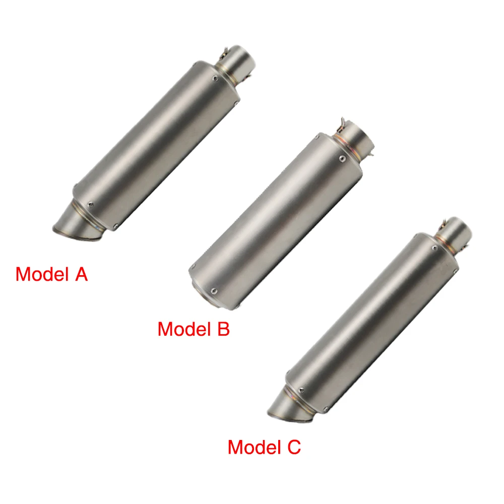 ZS de 51mm de la motocicleta silenciador de Escape Acero inoxidable SC escapar silenciadores de Escape tubo de Escape para CBR650 YZF125 NINJA250