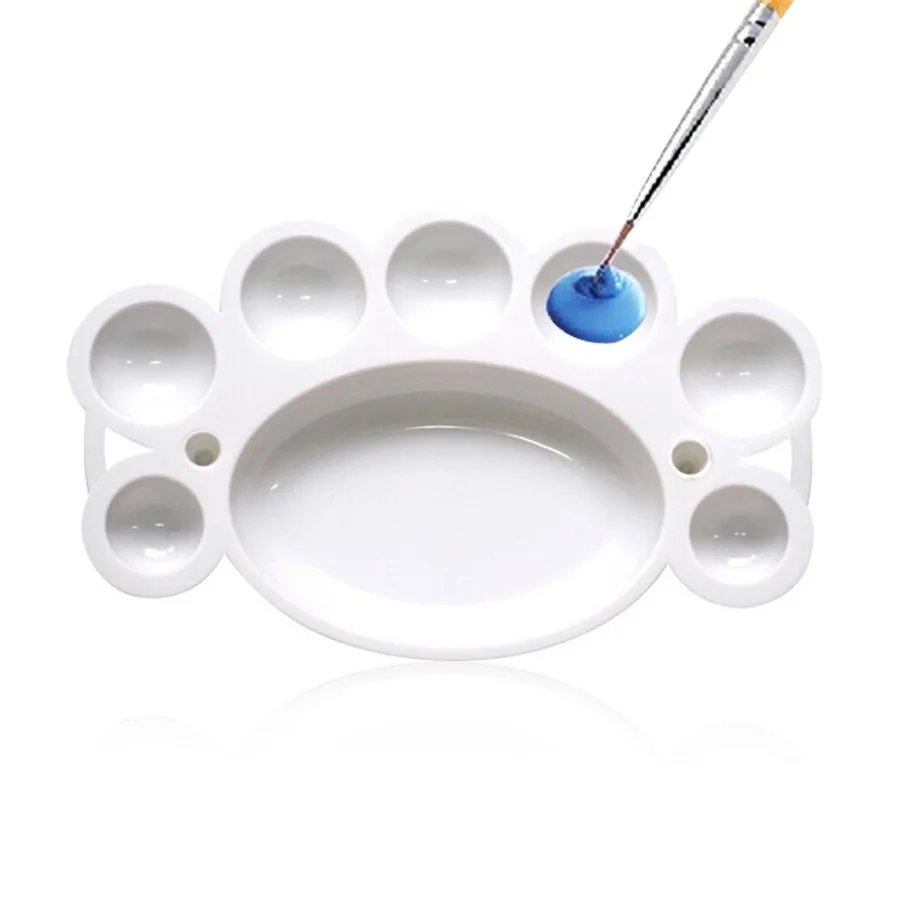 

3 Pcs Professional Manicure Palette for Nail Art Polish Painting Drawing Palette Mix Color Nail Art Bowl Tool