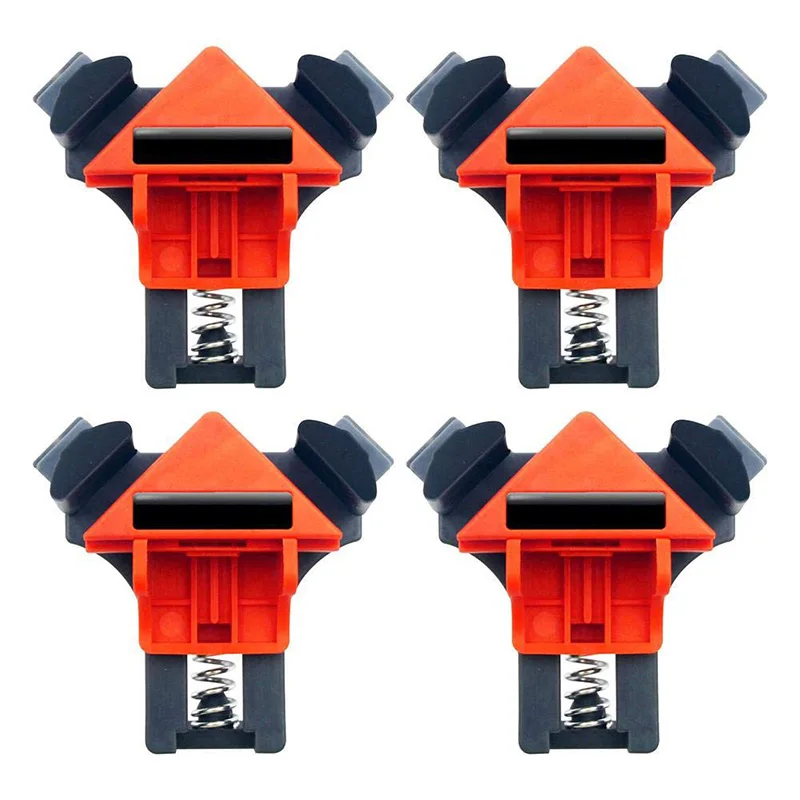 

New Hot 4 Pcs Carpenter Right Angle Clamp Positioning Squares Corner Clamp for Welding Photo Framing