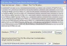 trim files checksum calculator for cat